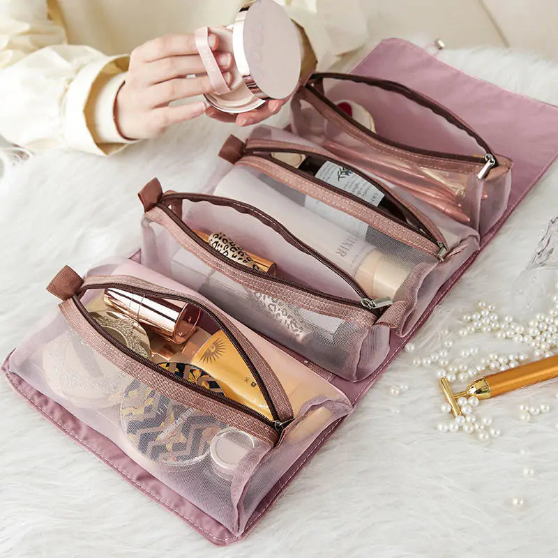 Foldable Nylon Cosmetic Bag – Beauty Haven