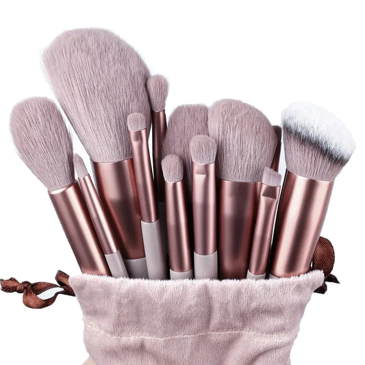 13Pcs Soft Fluffy Makeup Brush Set